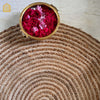 Round Brown Jute Rug