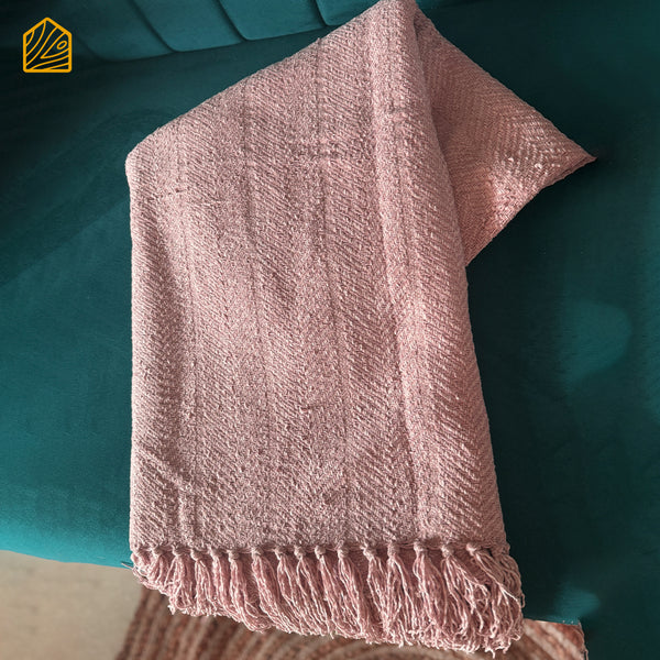 Baby Pink Throw