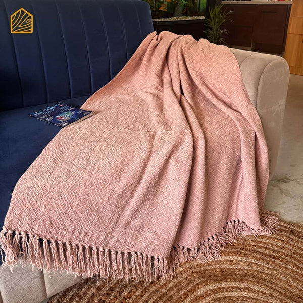 Baby Pink Throw