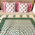Green Floral All Over Hand-block Single Reversible Bed Dohar