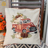 Pumpkin Truck Cushion Cover