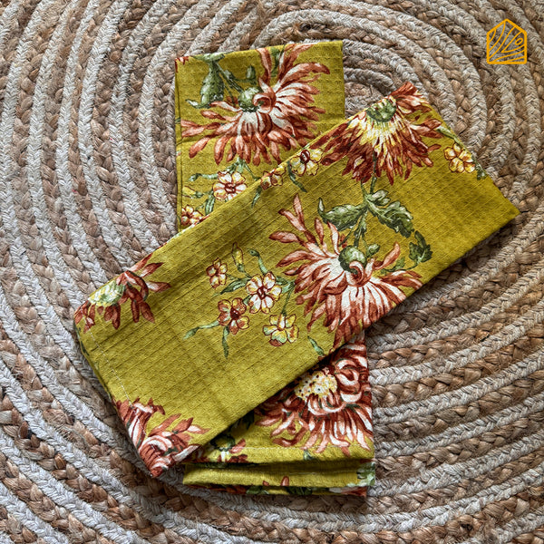 Flower Power Tea Towels Set of 2