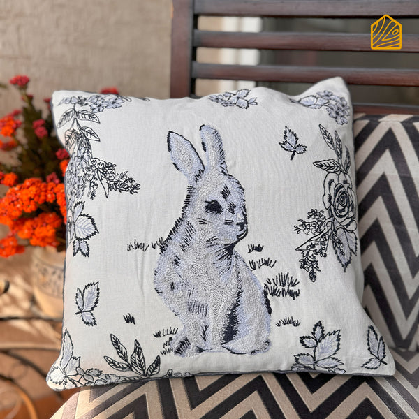Easter Rabbit Cushion Cover