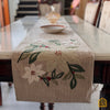 Pastel festive floral and berries 6 seater Table runner 13x72
