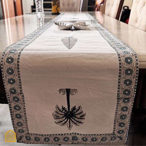 Tropical Blue breeze 6 seater Table Runner 13x72