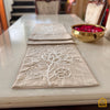 Pastel Boho beaded chic 6 seater table runner 13x72