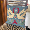 Peace Doves Blue Cushion Cover