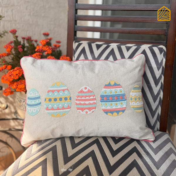 Easter Egg Throw Cushion Cover