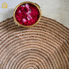 Round Brown Jute Rug