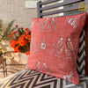 Bird Jaal Cushion Cover