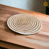 Jute and Cotton Braided Placemat Set of 2