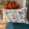 Bird Haven Embroided Throw Cushion Cover