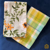 Checks and Flowers Tea Towels Set of 2