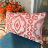 Rust Dori Embroidery Throw Cushion Cover