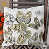 Green Butterfly Cushion Cover