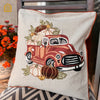 Pumpkin Truck Cushion Cover