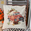 Pumpkin Truck Cushion Cover