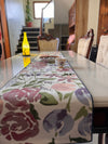 Tulips and Roses printed 6-seater Table Runner 13x72