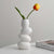 White Pebble Ceramic Vase