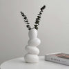 White Pebble Ceramic Vase