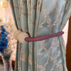 Purple Magnetic Curtain Tie pair