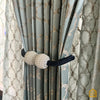 Blue Magnetic Curtain Tie pair