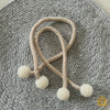 Beige Magnetic Curtain Tie pair