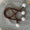 Brown Magnetic Curtain Tie pair