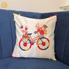 Spring Bicycle Cushion Cover Set of 5