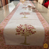 Cherry Blossom Hand-block 8-seater Table Runner 16x88