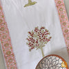 Cherry Blossom Hand-block 8-seater Table Runner 16x88