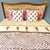 Pink Fern Hand-Block Double-sided King-size Comforter