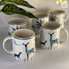 Blue in Nature Coffee Mug set of 4