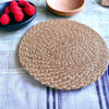 Checkered Jute placemat